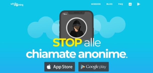 App per bloccare numeri anonimi