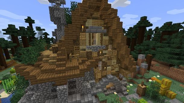 Costruiamo una casa moderna su minecraft