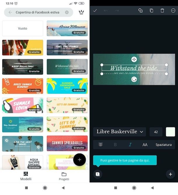 Canva mobile