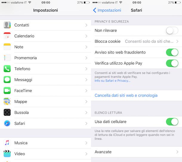 Recupero Preferiti e Cronologia Safari dalla memoria del iPhone