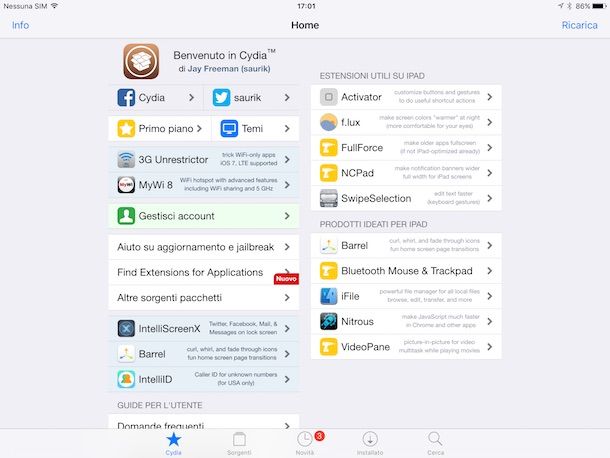 Come scaricare Cydia