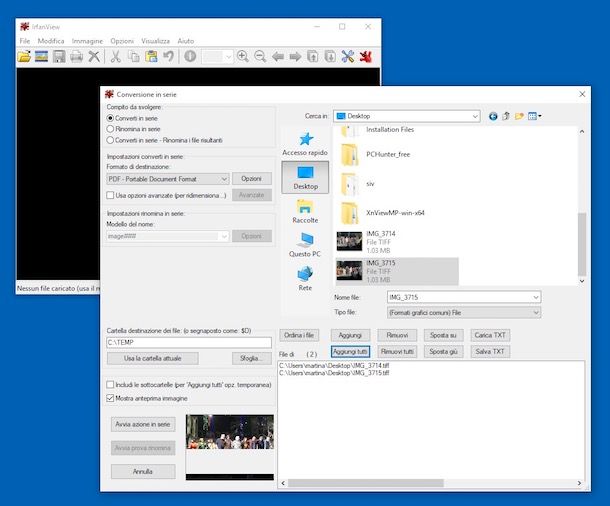 Come convertire TIFF in PDF