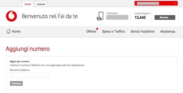 Come cambiare intestatario SIM Vodafone