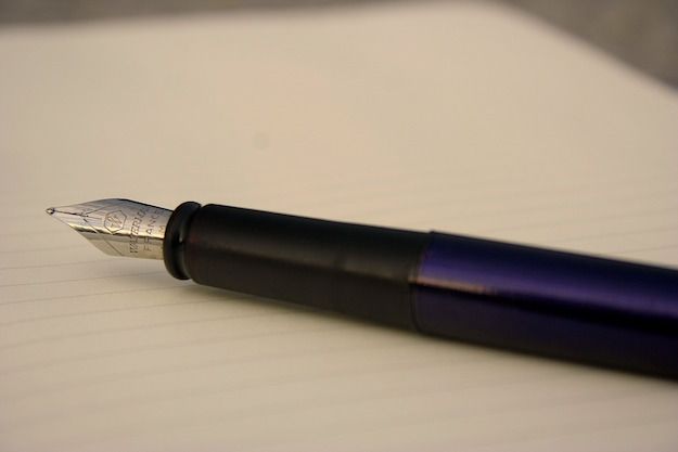 Foto di una penna