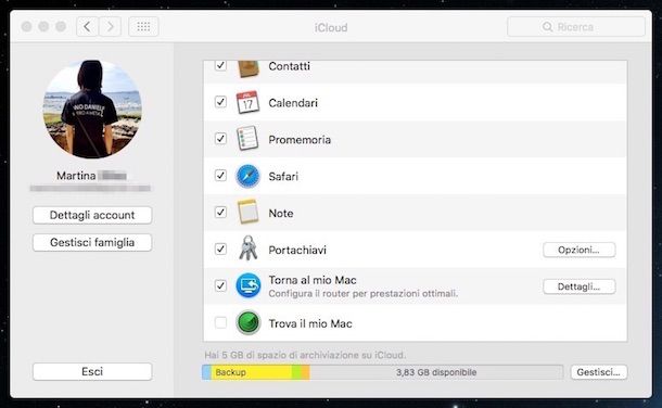 foto icloud su mac