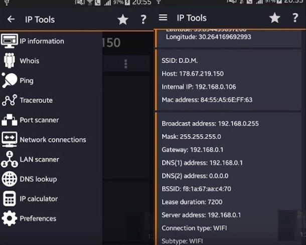 Screenshot di IP Tools