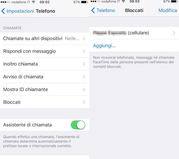 Bloccare SMS su iPhone