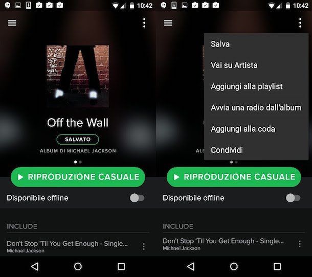 brano singolo spotify