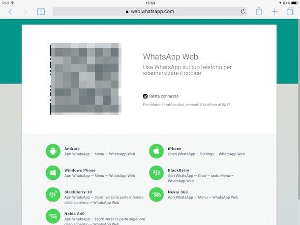 Come leggere messaggi WhatsApp su tablet