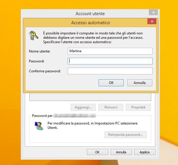 Screenshot di Windows 8