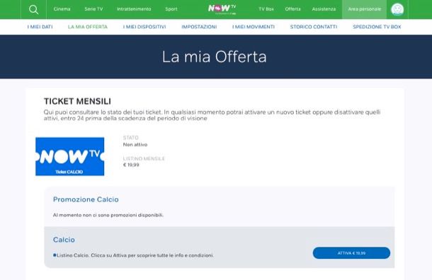 Come funziona Sky Online