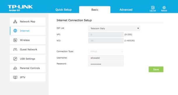 Come configurare modem TP Link