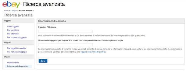 Screenshot eBay