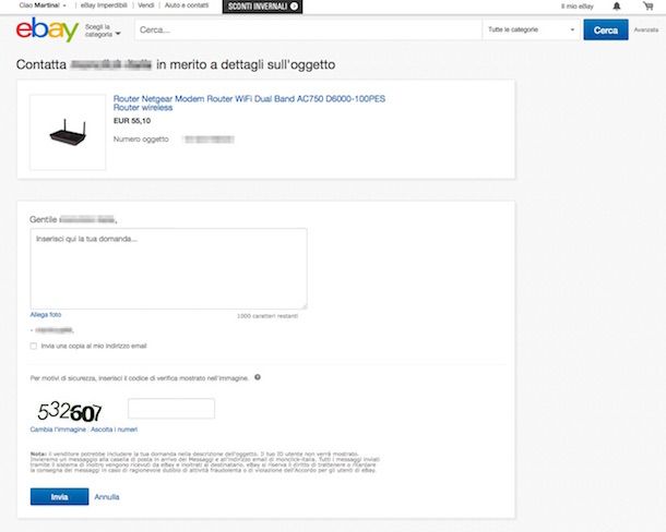 Screenshot eBay