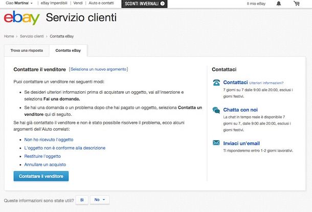 Screenshot eBay