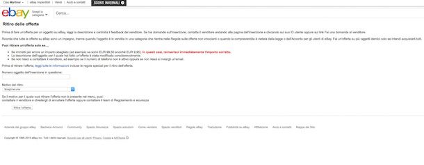 Screenshot eBay