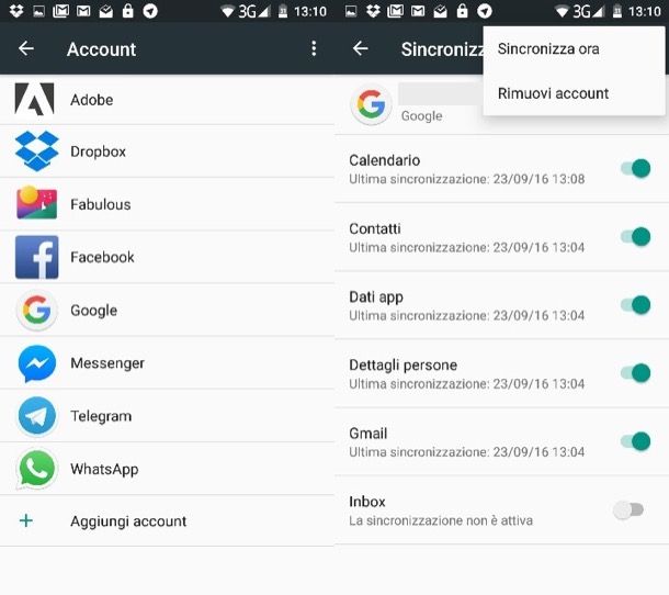 Come cambiare account Play Store