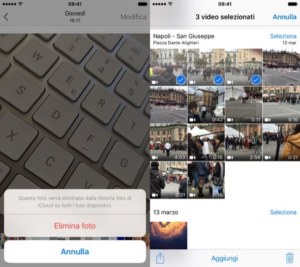 Come liberare spazio su iCloud