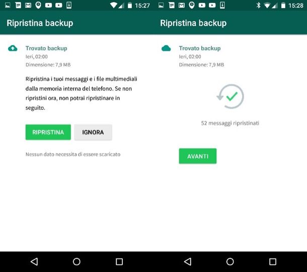 WhatsRemoved, l’app per recuperare i messaggi cancellati di WhatsApp (foto)
