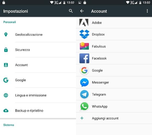 Come cambiare account Play Store