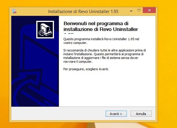 Screenshot di Revo Unistaller su Windows 8