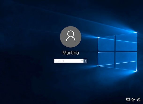 Come eliminare password Windows 10