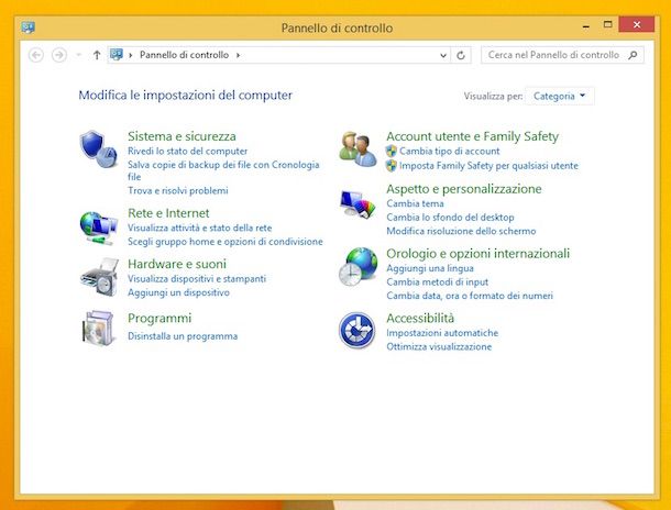 Screenshot di Windows 8