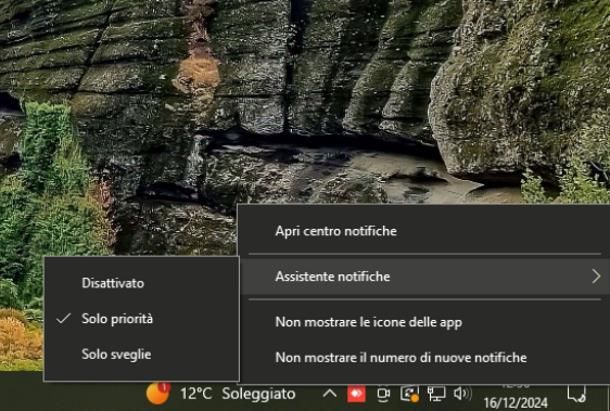 Come eliminare notifica Windows 10