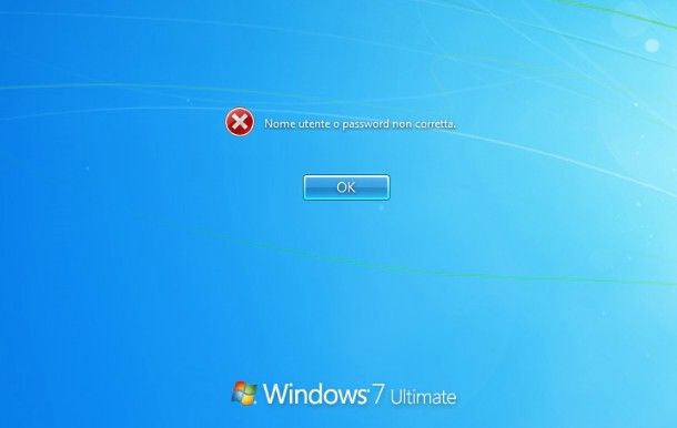 Come togliere la password di Windows 7