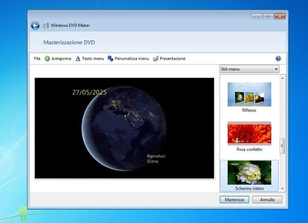 Come masterizzare con Windows 7