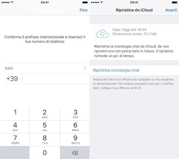 Reinstallazione e ripristino backup iPhone