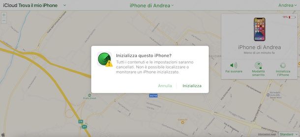 Trova il mio iPhone