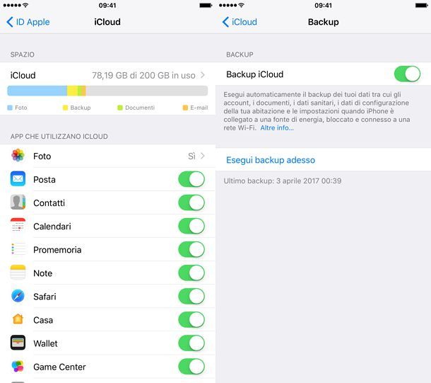 Come fare backup iPhone 6