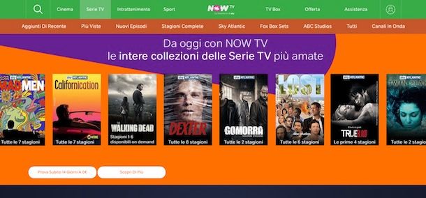 Siti per vedere serie TV