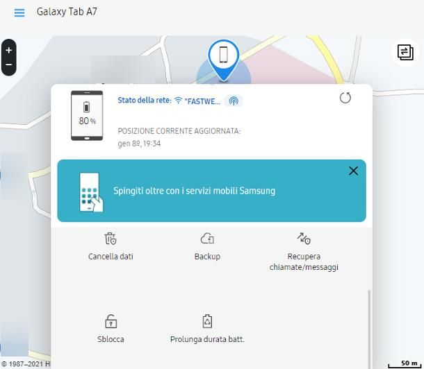 Come fare backup Samsung schermo rotto