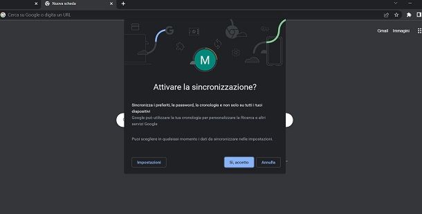 Come sincronizzare preferiti Chrome su Windows