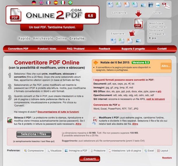 convertire un file docx in pdf
