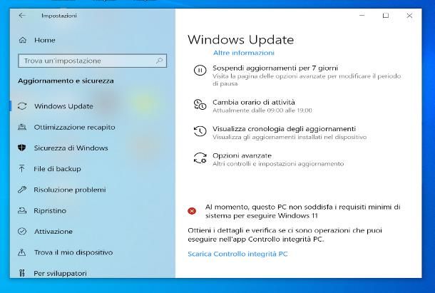 Come disattivare aggiornamenti Windows 10