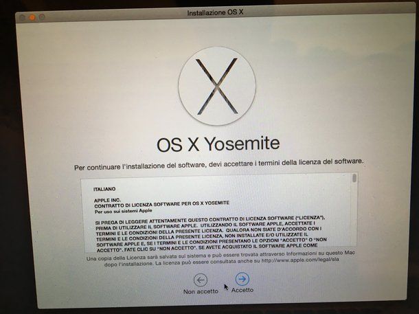 Come formattare Mac Yosemite