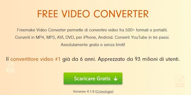 Screenshot di Freemake Video Converter