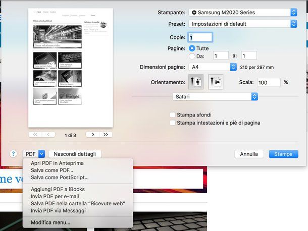 Programma per convertire in PDF