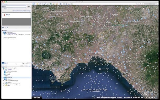 Screenshot di Google Earth