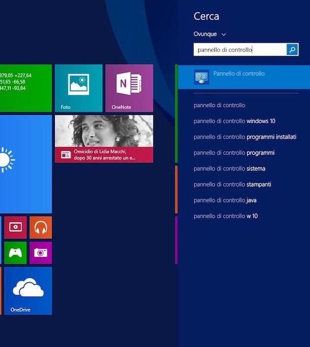 Screenshot che mostra come trovare Product Key Windows 8.1 