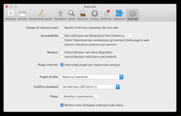 Screenshot che mostra come svuotare la cache di Safari su Mac