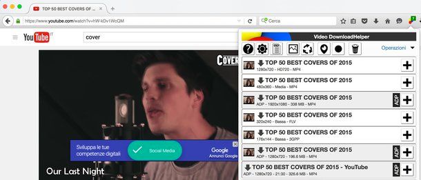 Come salvare video
