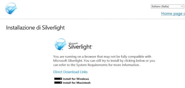 silverlight italiano