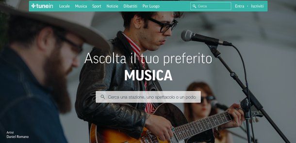 Siti per ascoltare musica