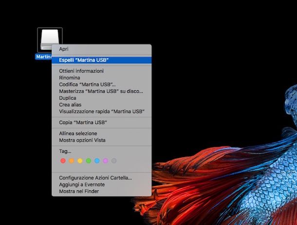 Screenshot USB Mac