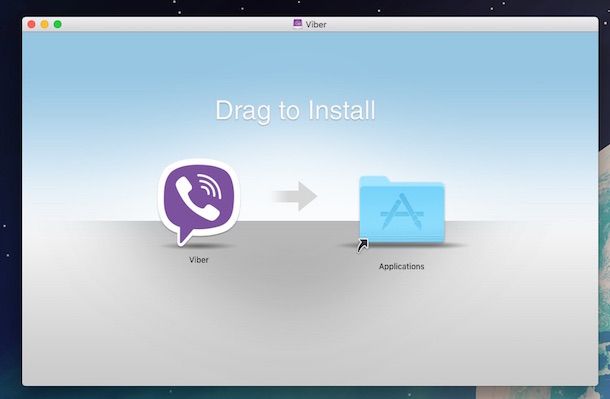 Screenshot di Viber su Mac