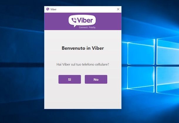 Screenshot di Viber su Windows